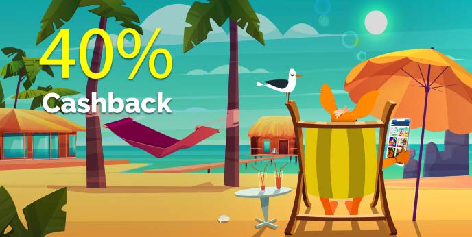 40% Cashback